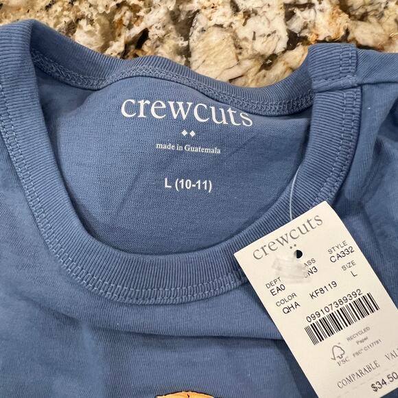 NWT J. Crew Boys' Blue Dog W/Patriotic Bandana Graphic Tee - SIZE L - Picture 4 of 5